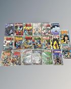 A collection of assorted vintage and later Marvel comics including Blade, Venom, Shogun Warriors,