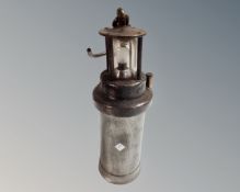 A vintage CEAG Standard miner's lamp