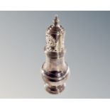 A Birmingham silver pepper pot. CONDITION REPORT: 57.