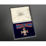 An Associate of the Royal Red Cross medal, second class, boxed in a RRC 1st Class Garrards case.
