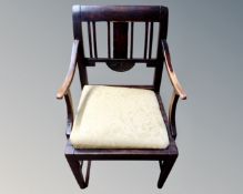 A 19th century child's armchair.