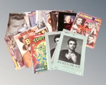 Approximately twenty two James Dean calendars together with sixteen Hollywood calendars