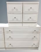 A Limelight Furniture three drawer low chest, width 96 cm,