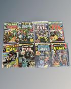 A group of vintage Marvel comics including Uncanny Tales from the Grave,