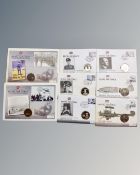A collection of Royal Air Force first day coin covers
