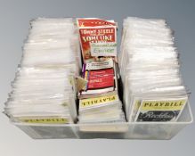 A box of over two hundred "opening night" Broadway playbills,