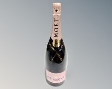A magnum bottle of Moet and Chandon Rosé Imperial champagne, 1500ml.