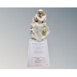 A Coalport figure, The Princess of Wales, limited edition #119 of 1000 with certificate.