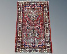 An antique Hamadan rug, West Iran,