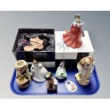 A tray of boxed Royal Doulton character jug,