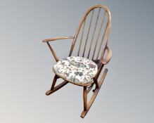 An Ercol rocking chair.