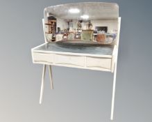 A 20th century mirrored dressing table.