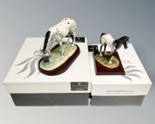 Two boxed Royal Doulton Animals figures comprising Appaloosa and Appaloosa Foal.