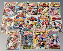 Marvel Comics : Ms Marvel, twenty three issues, 10 - 23 inclusive,