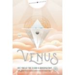 Reprinted NASA official travel posters to Venus (See you at the Cloud 9 Observatory) and Mars