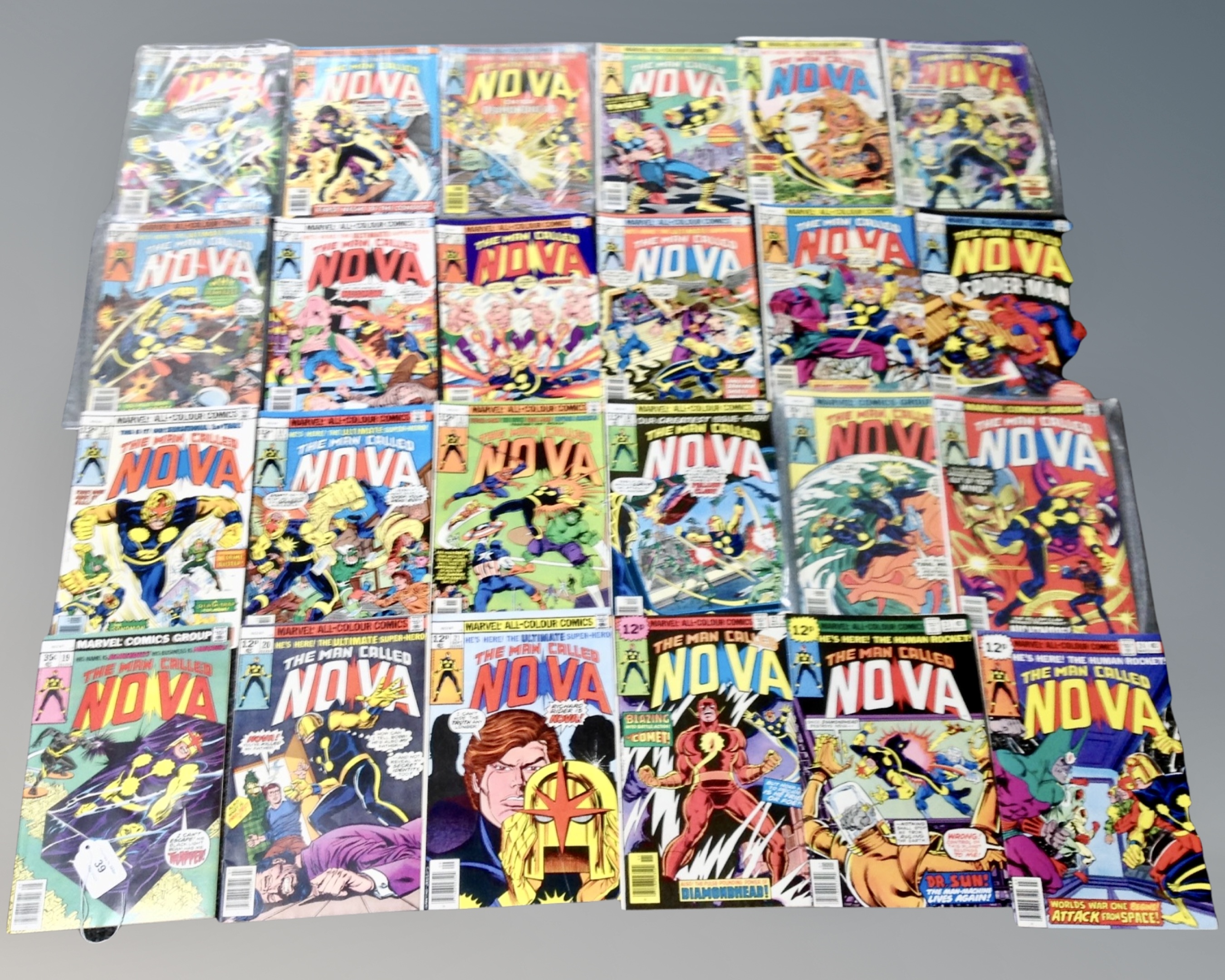 Marvel Comics : The Man Called Nova, twenty four issues, 1 - 24 inclusive.