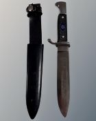A reproduction Hitler Youth dagger.