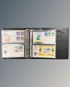 An album containing 181 First Day Cover stamps, all relating to Jersey.