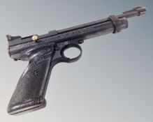 A Crossman 22 calibre CO2 powered bolt action air pistol