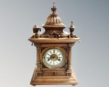 A 'Greenwich Clock' walnut cased mantel clock, early 20th century, made in Germany for W. E.