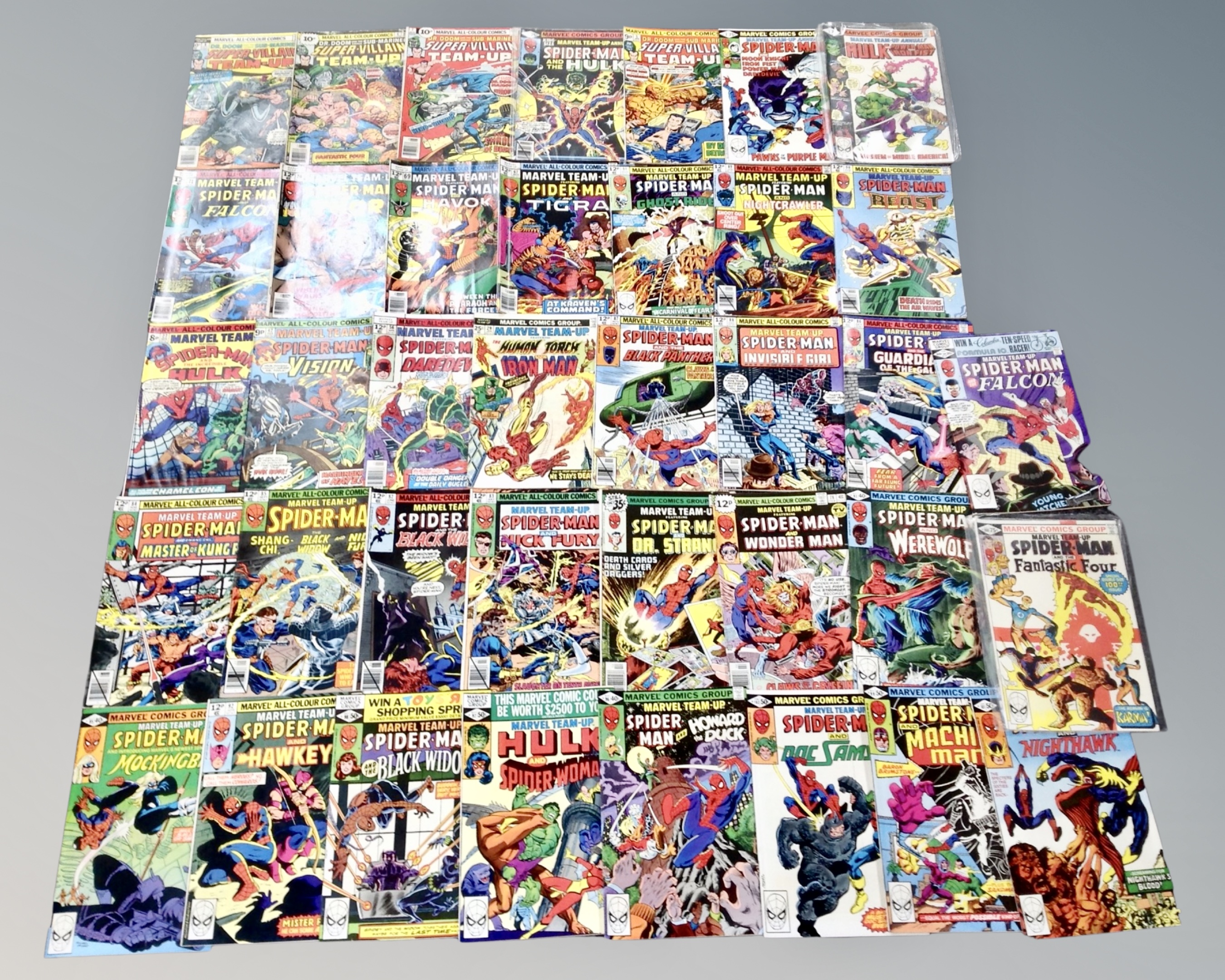 Marvel Comics : Marvel Team-Up, forty seven issues, King Size Team-Up annuals 2,3 & 4, - Image 2 of 2