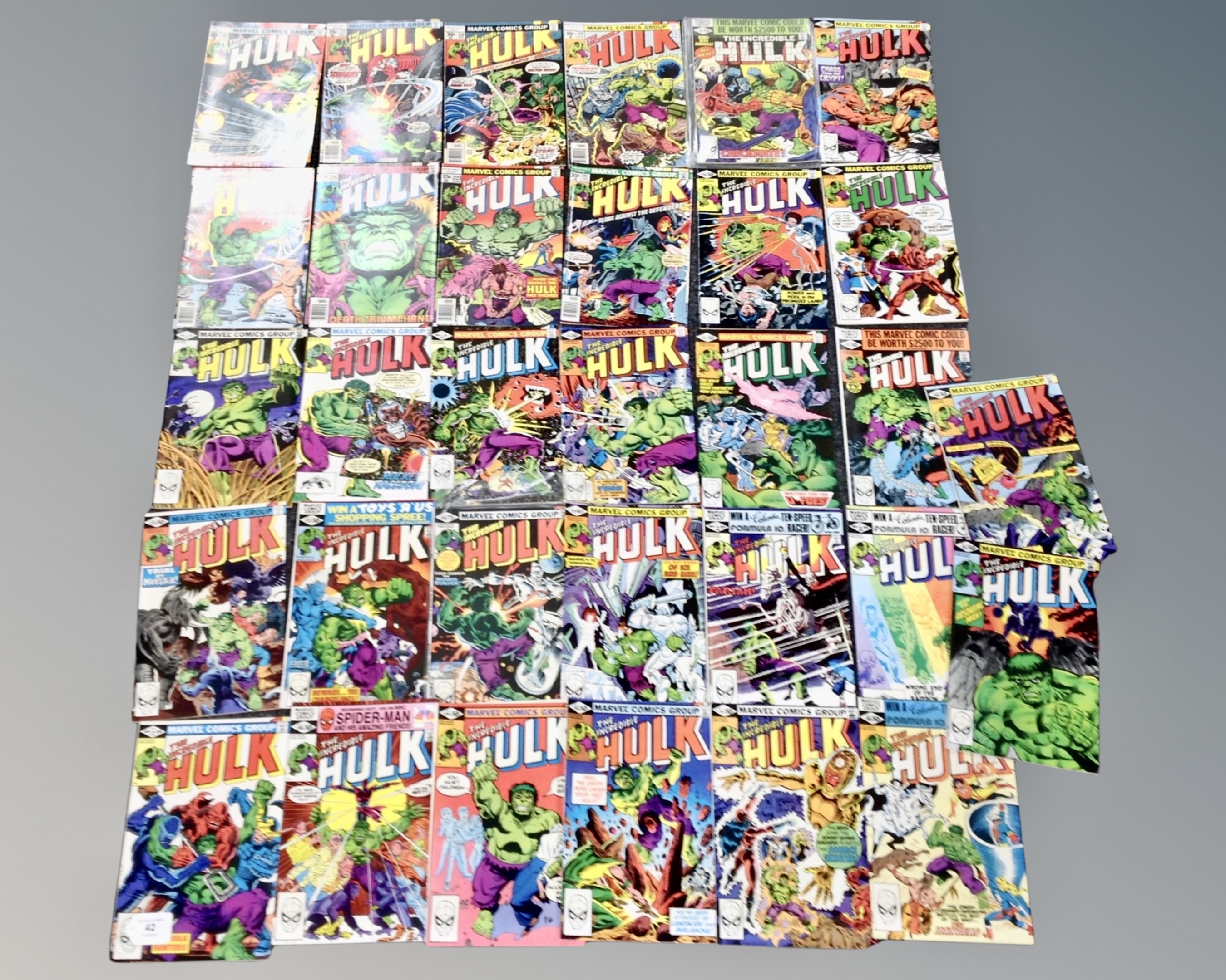 Marvel Comics : The Incredible Hulk, forty one issues, - Image 2 of 2