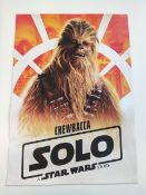 Star Wars Solo Chewbacca poster,