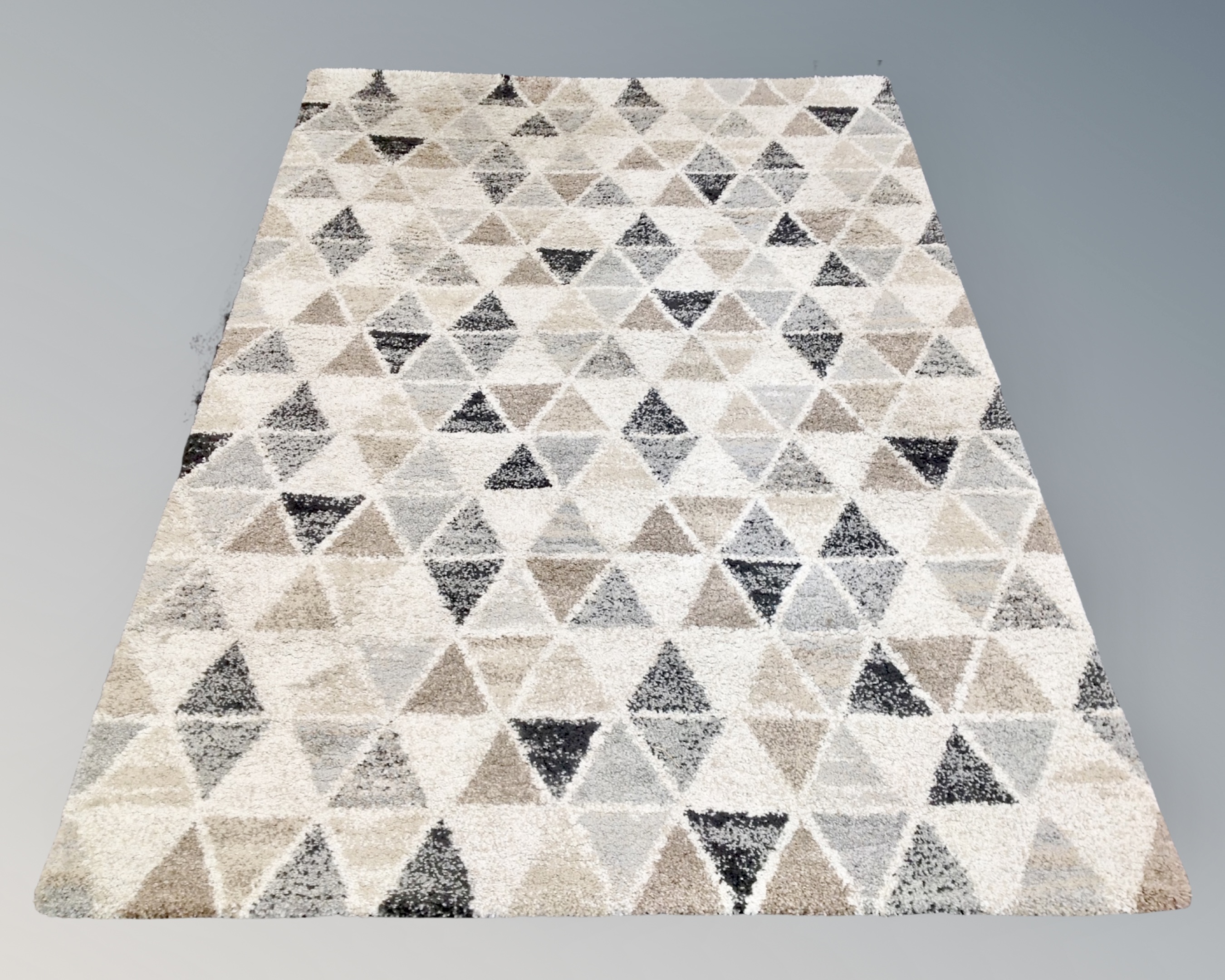 A contemporary rug