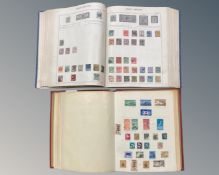The Worldwide Postage Stamp Album, containing a collection of miscellaneous world stamps,
