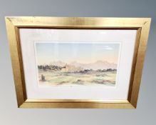 A HRH The Prince of Wales limited edition print, view in the South of France, number 58,