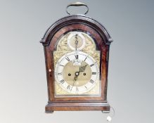 A fine mahogany-cased twin-fusee repeating verge bracket clock, signed John Taylor, London,