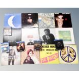 A box of a small quantity of vinyl LP's to include Sex Pistols, Stone Roses (reissues), Pulp,