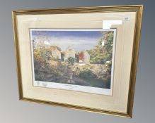 After Alan Reed : Washington Old Hall, reproduction in colours, an artist's proof, signed in pencil,