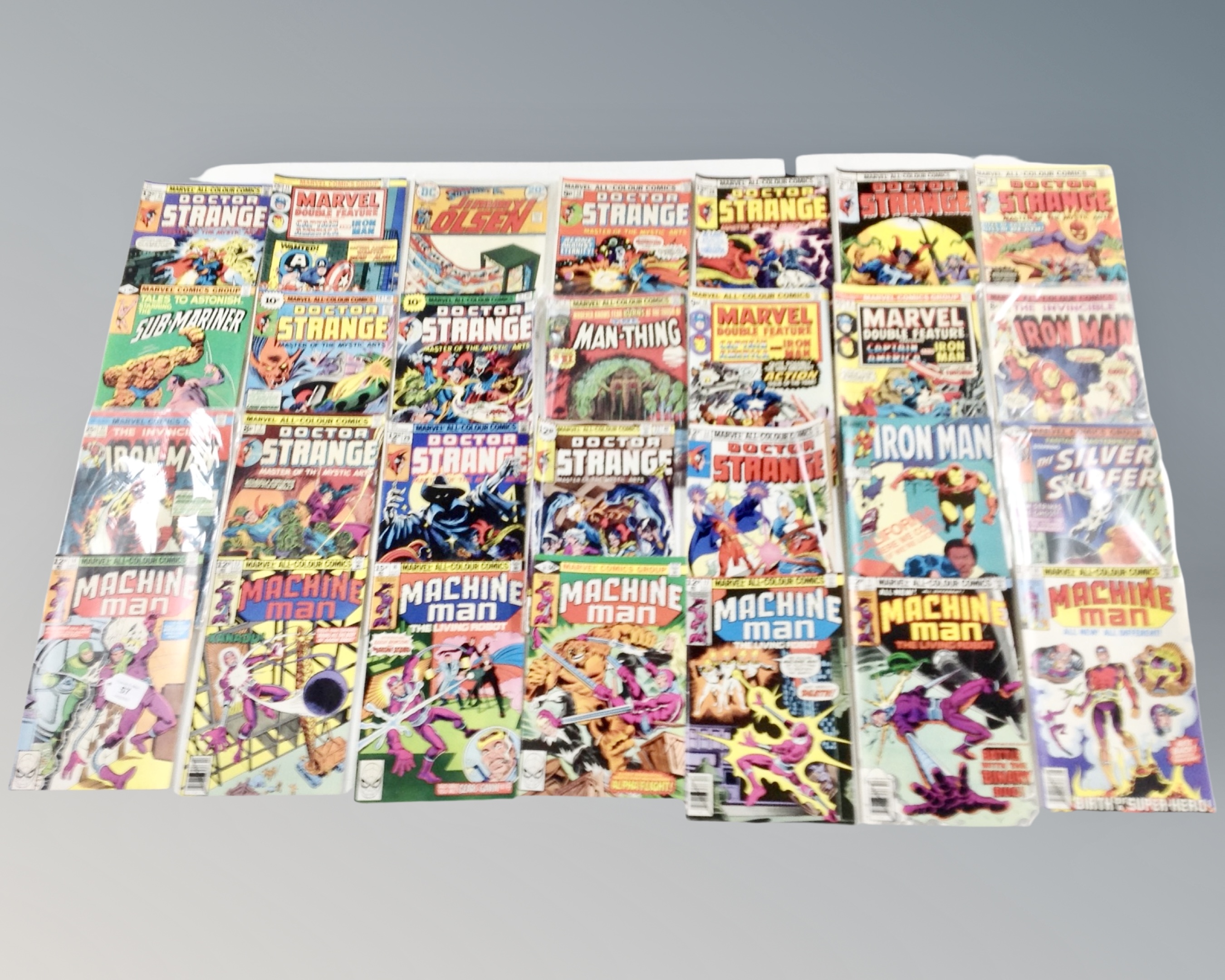 Marvel Comics : sixty six issues to include Silver Surfer, Iron Man, Team America, Rom,