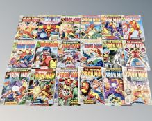 Marvel Comics : The Invincible Iron Man, seventy one issues, to include double sided 150th issue.