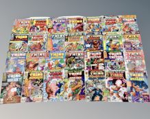 Marvel Comics : Two-in-One featuring The Thing to include annuals 4, 5, and 6, forty one issues,