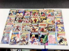 Marvel Comics : Daredevil, seventy one issues to include 12 cent issues, 6, 22, king size annual, 4,