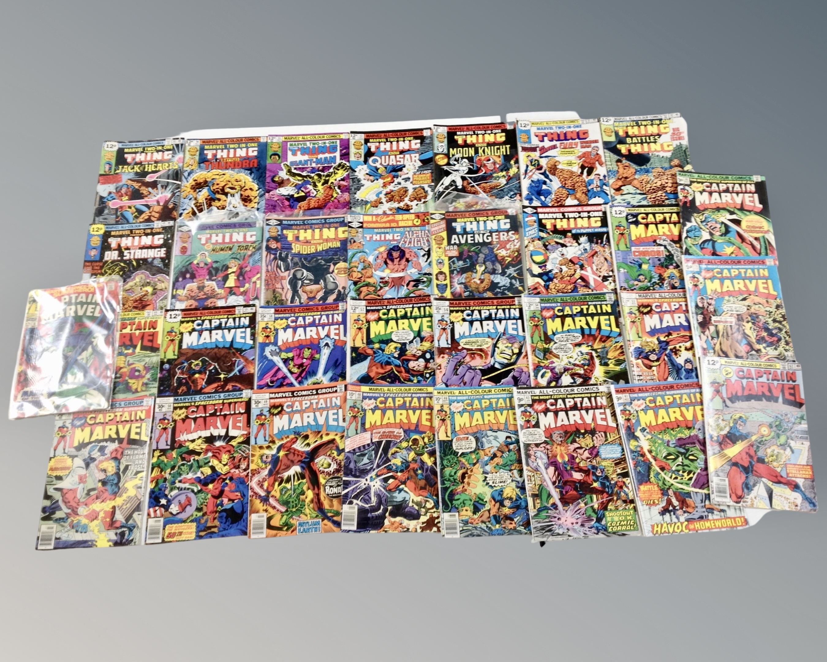 Marvel Comics : Two-in-One featuring The Thing to include annuals 4, 5, and 6, forty one issues, - Image 2 of 2