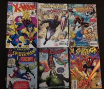 A collection of Marvel comics to include 'The Amazing Spider-men' , 'The Uncanny X-Men',