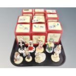 Nine Royal Doulton Bunnykins figures,