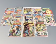 Marvel and DC Comics : seventy five assorted issues to include Inhumans issues 3 & ,