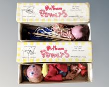 Two boxed Pelham puppets including Noddy and Boy.