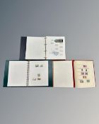 A Collecta Thematic Stamp Album containing a collection of world stamps,