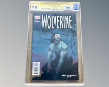Marvel Comics : Wolverine #4, CGC Signature Series, slabbed and graded 9.