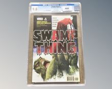 Vertigo Comics : Swamp Thing #1, CGC Universal Grade, slabbed and graded 9.8.