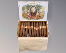 A box of 35 Dahsa Superior Extra Fine cigars.