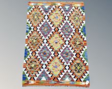 A Chobi Kilim rug, 116cm by 81cm.