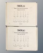 Two Tack Life diamond drill bit sets, new in boxes.