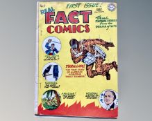 DC A Superman Publication : Real Fact Comics, Issue 1, 1946.