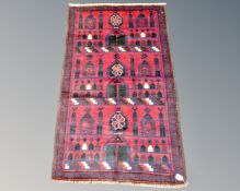 A Baluchi rug, 145cm by 87cm.